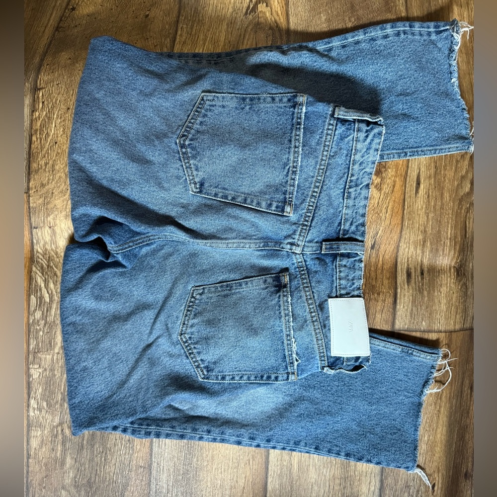 Zara button fly jeans